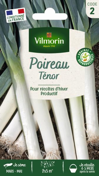 Potagères - Poireau Ténor - face recto